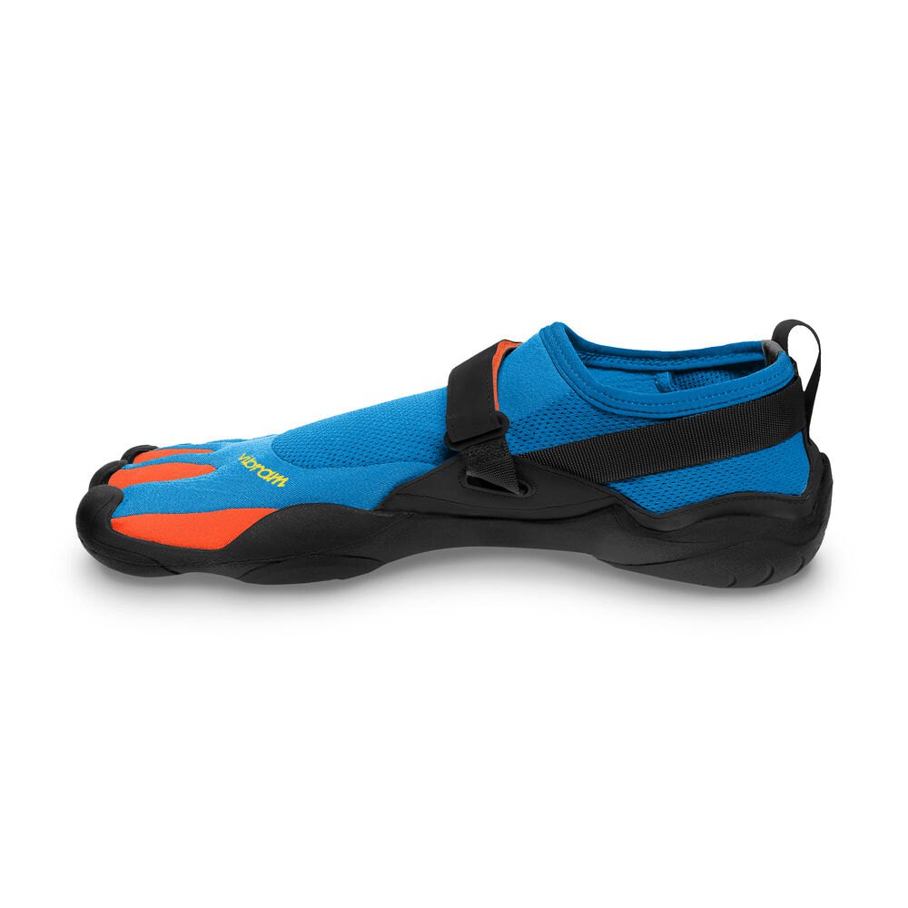 Vibram Five Fingers Mens KSO - Training Shoes Blue/Orange - GIF501876